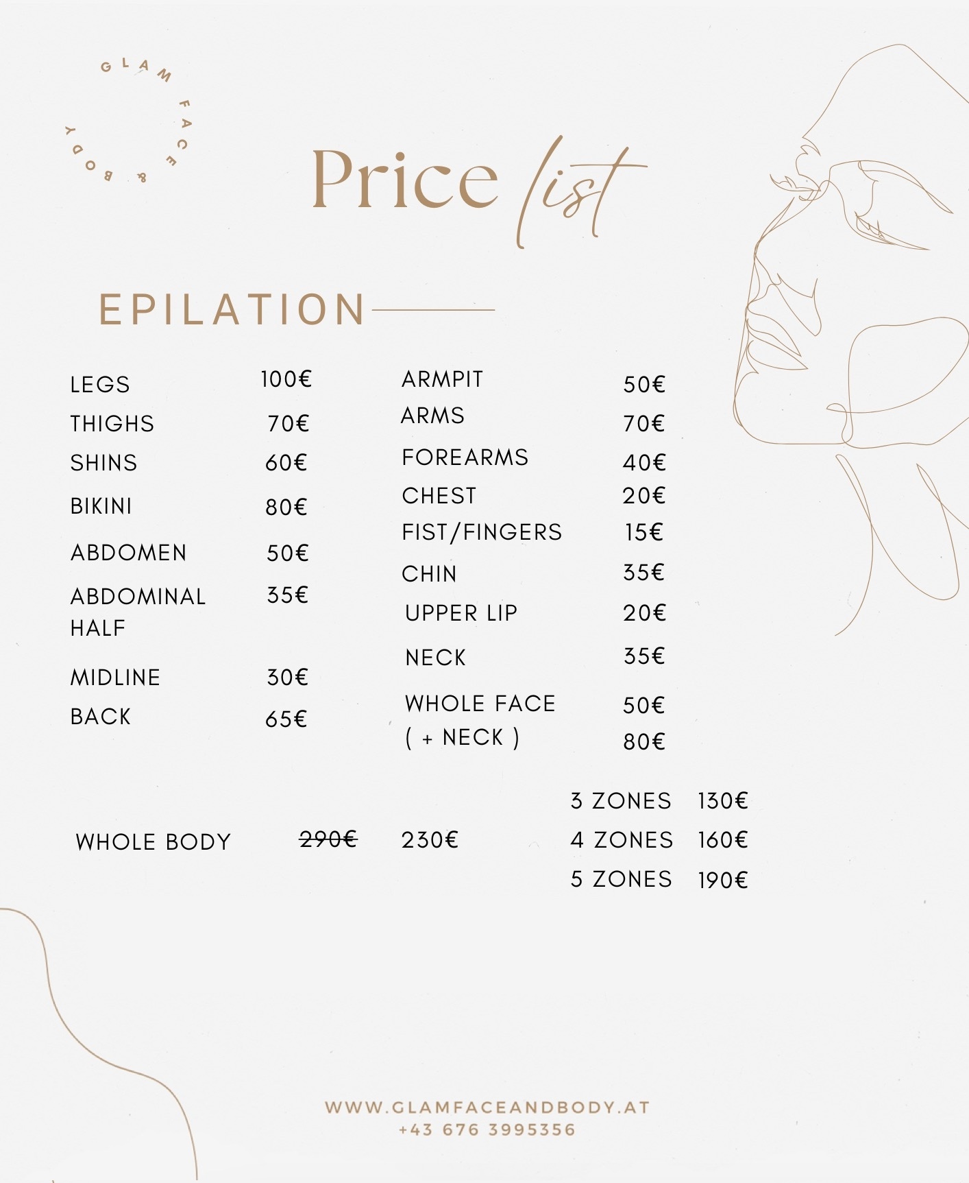 Price list